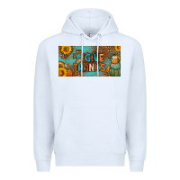White give thanks license plate Premium Hoodie - BundleAndBundleShop