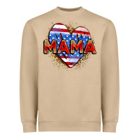 Mushroom American mama heart Heavyweight Sweatshirt - Zillion Design Studio