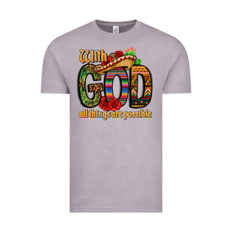 With God All Things Are Possible Vintage Tee by CTS Tumbler Store | Teevron
