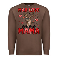 Chestnut mad love for my mama Premium Sweatshirt - MaliasSmallBusiness