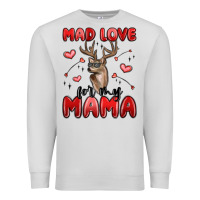 Dove Grey mad love for my mama Premium Sweatshirt - MaliasSmallBusiness