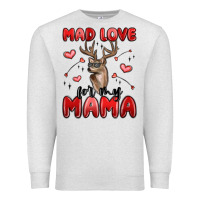Oatmeal Heather mad love for my mama Premium Sweatshirt - MaliasSmallBusiness
