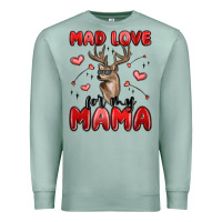 Seafoam mad love for my mama Premium Sweatshirt - MaliasSmallBusiness
