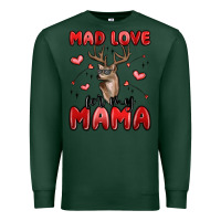 Sports Green mad love for my mama Premium Sweatshirt - MaliasSmallBusiness
