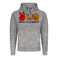 Cloud Rock peace love basketball Vintage Hoodie - Zillion Design Studio