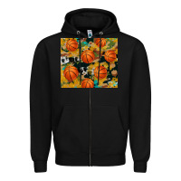 Black basketball tumbler Zipper Hoodie - Artiststas