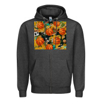 Charcoal Heather basketball tumbler Zipper Hoodie - Artiststas