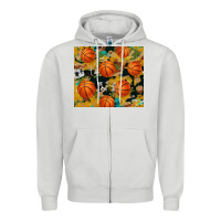 Dove Grey basketball tumbler Zipper Hoodie - Artiststas