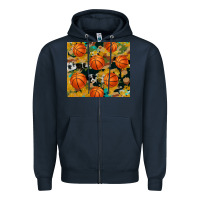 Navy basketball tumbler Zipper Hoodie - Artiststas