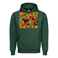 Sports Green basketball tumbler Zipper Hoodie - Artiststas