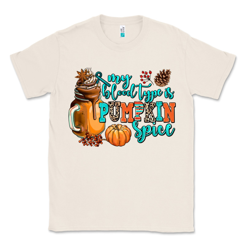 My Blood Type Is Pumpkin Spice Classic Tee by AdoDesignShop | Teevron