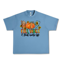 Pebble Blue fall vibes and that nurse life Urban Heavy Tee - CowhideDigitalArt