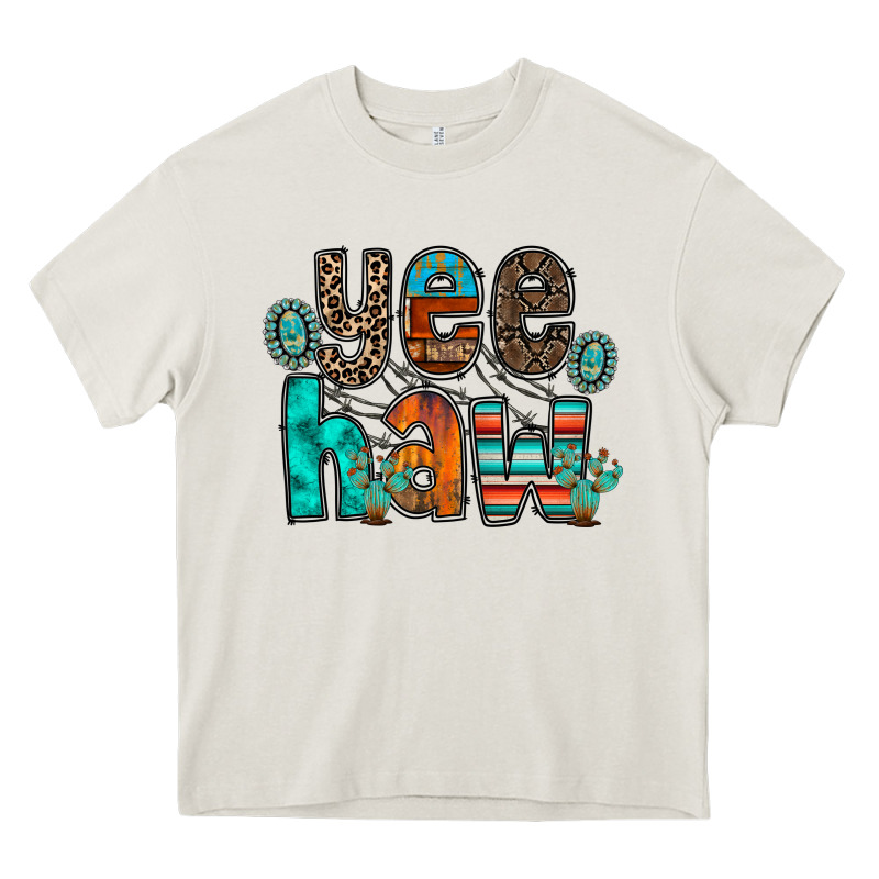Yee Haw Heavy Core Tee by RacoonDesign | Teevron