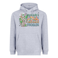 Heather Grey somebodys high maintenance problem Heavyweight Hoodie - MaliasSmallBusiness