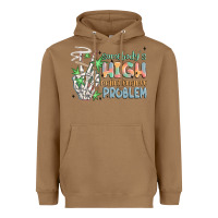 Toasted Coconut somebodys high maintenance problem Heavyweight Hoodie - MaliasSmallBusiness