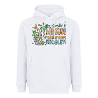 White somebodys high maintenance problem Heavyweight Hoodie - MaliasSmallBusiness