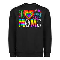 Black i love my moms Heavyweight Sweatshirt - texasbilliewilder