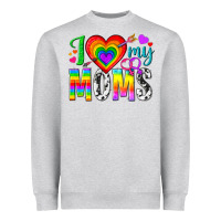 I Love My Moms Heavyweight Sweatshirt | Teevron