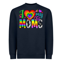 Navy i love my moms Heavyweight Sweatshirt - texasbilliewilder