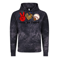 Cloud Black peace love baseball Vintage Hoodie - Zillion Design Studio