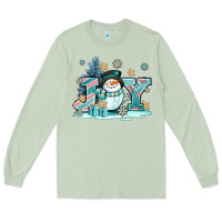 Matcha cute coffeecup snowmanand joy Long Sleeve Tee - AdoDesignShop