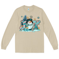 Mushroom cute coffeecup snowmanand joy Long Sleeve Tee - AdoDesignShop