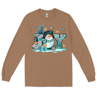 Toasted Coconut cute coffeecup snowmanand joy Long Sleeve Tee - AdoDesignShop