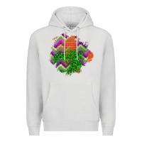 Dove Grey halloween patch Premium Hoodie - BundleAndBundleShop