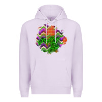 Lilac halloween patch Premium Hoodie - BundleAndBundleShop