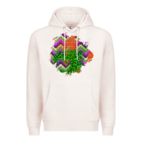 Pale Pink halloween patch Premium Hoodie - BundleAndBundleShop
