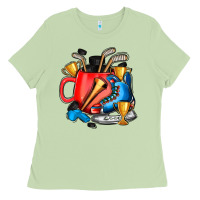 Matcha hockey coffee Ladies Tee - AdoDesignShop