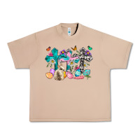 Burro Western rabbit with Cross and flowers Urban Heavy Tee - Neo Western