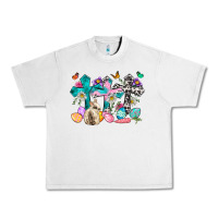 Lunar Rock Western rabbit with Cross and flowers Urban Heavy Tee - Neo Western