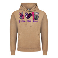 Vintage Coffee peace love race Vintage Hoodie - texasbilliewilder