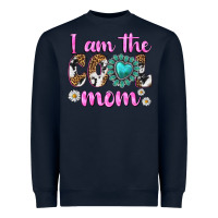 Navy i am cool mom Heavyweight Sweatshirt - texasbilliewilder