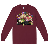 Burgundy i read banned books Long Sleeve Tee - Artiststas