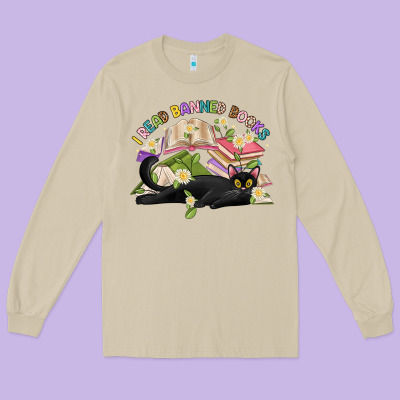 I Read Banned Books Long Sleeve Tee Designed By Artiststas