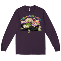 Plum i read banned books Long Sleeve Tee - Artiststas