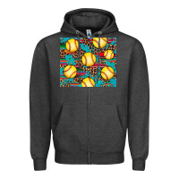 Charcoal Heather softball Zipper Hoodie - Artiststas