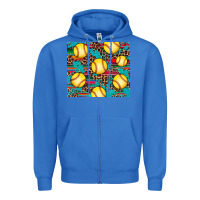 True Royal softball Zipper Hoodie - Artiststas