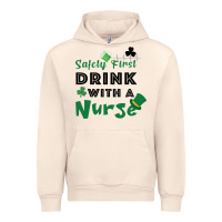 Sandshell Safety First Drink With A Nurse Urban Hoodie - Bettercallsaul