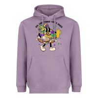 Lavender out here lookin like a snack king cake mardi gras Heavyweight Hoodie - MaliasSmallBusiness