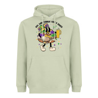 Matcha out here lookin like a snack king cake mardi gras Heavyweight Hoodie - MaliasSmallBusiness