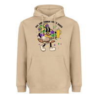 Mushroom out here lookin like a snack king cake mardi gras Heavyweight Hoodie - MaliasSmallBusiness
