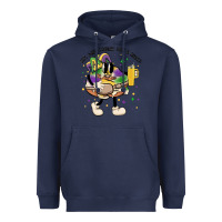 Navy out here lookin like a snack king cake mardi gras Heavyweight Hoodie - MaliasSmallBusiness