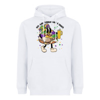 White out here lookin like a snack king cake mardi gras Heavyweight Hoodie - MaliasSmallBusiness