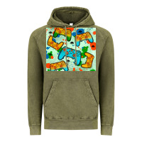 Vintage Olive gaming controller Vintage Hoodie - JahusDesignShop