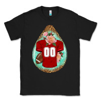 Black american football and western roses teardrop Classic Tee - BundleAndBundleShop