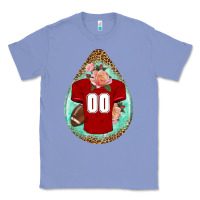 Colony Blue american football and western roses teardrop Classic Tee - BundleAndBundleShop