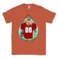 Copper american football and western roses teardrop Classic Tee - BundleAndBundleShop